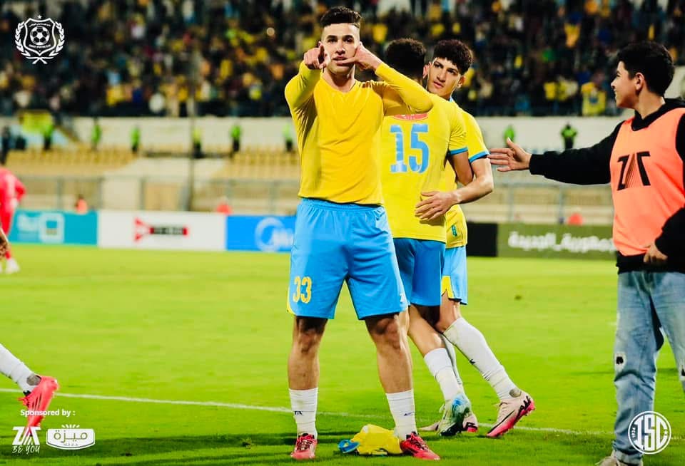 خالد النبريص لاعبًا في صفوف سيراميكا كليوباترا